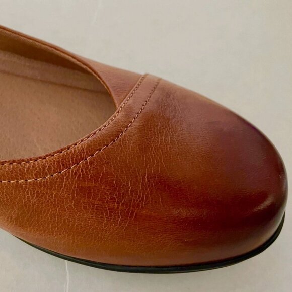 NEW DANSKO FAWNA CHESTNUT BROWN MARY JANES LEATHER COMFORT SHOES WOMENS 40 9 9.5 - Picture 9 of 15